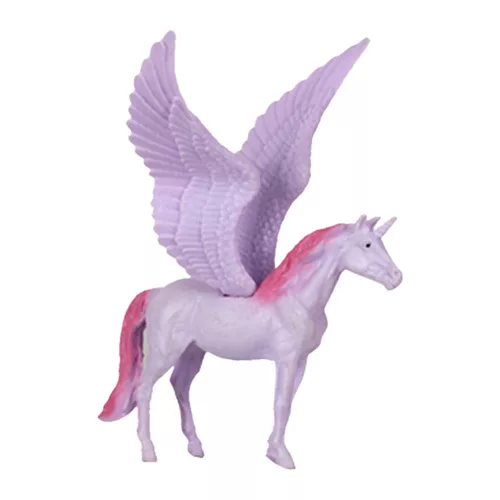 Ló, Unikornis, szárnyas, 4 szín, 15x25 cm dob.