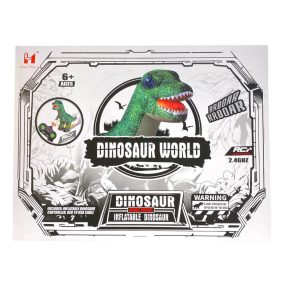   R/C dínó, el., jön-megy, légfújós, 130 cm, 40x30 cm dob.