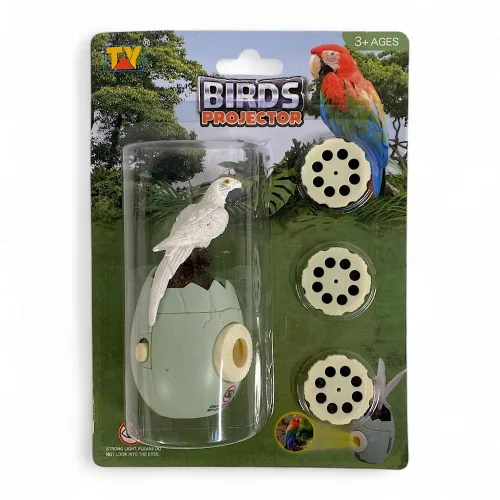 Projektor klt., el., madár tojásban, 3 féle, 14x20 cm lapon