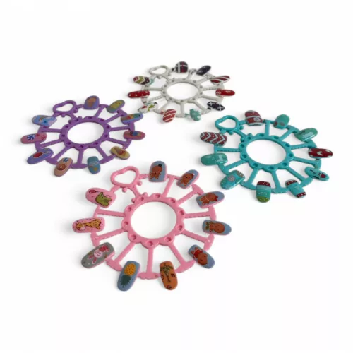 Köröm dekor készlet: lakk, szárító, előkészítő termékek.