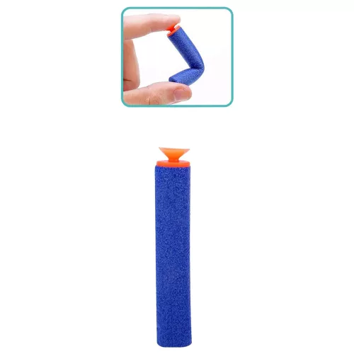 Szivacs lövedék, 12 db, 7 cm, SZ, 19x17 cm lapon