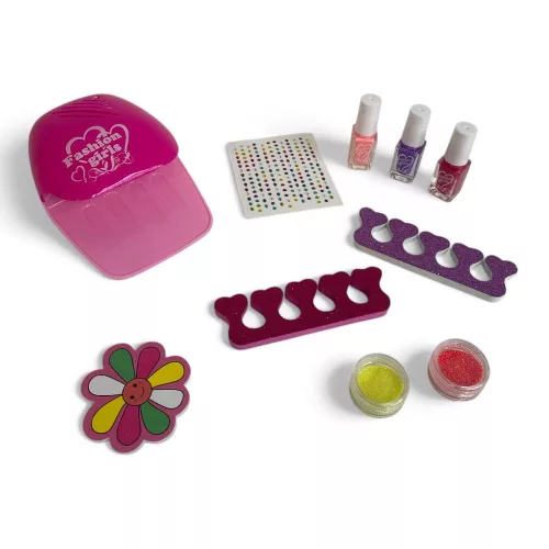 Köröm dekor készlet: szárító, előkészítő és lakkok.