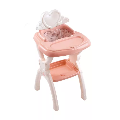 Műanyag etetőszék, 32x30x58 cm, könnyen tisztítható.