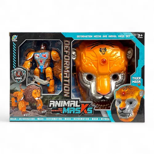 Átalakítható vadállat maszk gyerekeknek, kreatív játék.