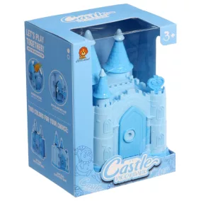 Persely, kastély forma, 2 szín, 14x18 cm dob.