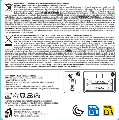 Bébi éjjeli lámpa, el., vil., zenél, plüss fig., 12x16 cm dob. 4 db gombel.