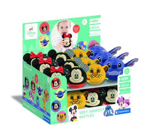 Soft labda, Disney, 4 féle, 10x10 cm, 24 db/disp.