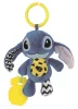 Disney Stitch bébi csörgő-rágóka, akasztóval, 15x25 cm.