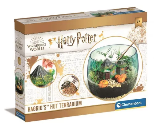 Gipszkiöntő klt., Harry Potter, Hagrid kunyhója + festék, terrárium, 35x26 cm dob.