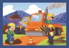 Puzzle, munkagépek, 12, 16, 20, 24 db, 4 az 1ben, 29x19 cm dob.