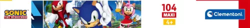 Puzzle, Sonic a sündisznó, 104 db, maxi, 29x19 cm dob.
