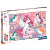 Unikornisos puzzle, 24 darabos, 40x27 cm méretben.