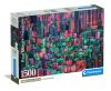 Puzzle: Hong Kong toronyházak, 1500 db, poszterrel, 28x85 cm