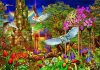 1500 db-os fantázia kert puzzle poszterrel, 28x20 cm