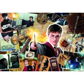   Harry Potter puzzle, 1500 db, poszterrel, 28x20 cm, gyűjtőknek.