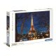 Puzzle: Párizs Eiffel-torony, 2000 db, 41x28 cm, kihívás minden korosztálynak.