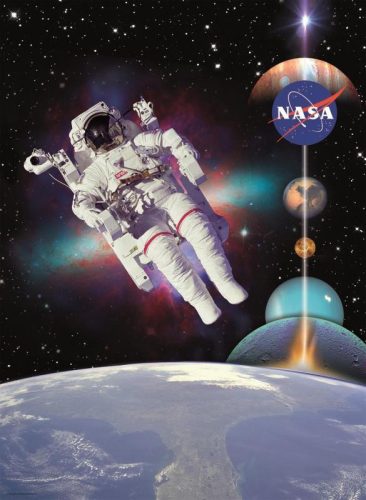 NASA űrhajós puzzle, 500 db, 25x35 cm, szórakoztató kihívás.