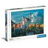 Neuschwanstein kastély puzzle, 500 darabos, 34x25 cm méretben.