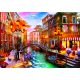 Velencei naplemente puzzle, 500 db, poszterrel, 25x18 cm.