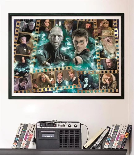 Puzzle, Harry Potter, poszterrel, 1000 db, 28x20 cm dob.