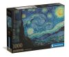 Puzzle, csillagos éjszaka, poszterrel, 1000 db, 28x20 cm dob.
