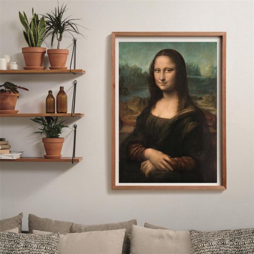Puzzle, Mona Lisa, poszterrel, 1000 db, 20x28 cm dob.
