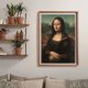 Puzzle, Mona Lisa, poszterrel, 1000 db, 20x28 cm dob.