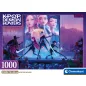   Puzzle, KPop Demon Hunters, Démonvadászok, 1000 db, poszterrel, 28x20 cm dob.