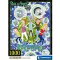 Puzzle, Ricky és Morty, 1000 db, poszterrel, 20x28 cm dob.