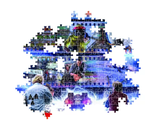 Puzzle, Filmklasszikusok: Vissza a jövőbe, 1000 db, poszterrel, 20x28 cm dob.