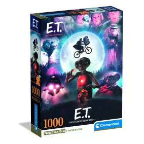   Puzzle, Filmklasszikusok: E.T.: A földönkívüli, 1000 db, poszterrel, 20x28 cm dob.