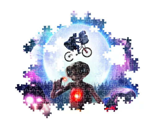 Puzzle, Filmklasszikusok: E.T.: A földönkívüli, 1000 db, poszterrel, 20x28 cm dob.