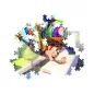 Puzzle, Toy Story, 1000 db, poszterrel, 20x28 cm dob.