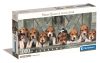 Puzzle, Beagle kutyák, poszterrel, 1000 db, 33x18 cm dob.