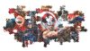 Puzzle, Marvel, Bosszúállók, panoráma, poszterrel, 1000 db, 33x18 cm dob.