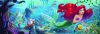 Disney Kis hableány puzzle, 1000 darabos, poszterrel, 33x1 cm.