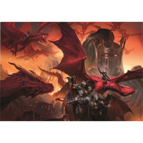 1000 darabos Dungeons & Dragons vörös sárkány puzzle.