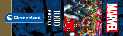 Puzzle, Marvel, Bosszúállók, poszterrel, 1000 db, 20x28 cm dob.