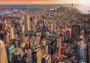 Puzzle, New York, poszterrel, 1000 db, 28x20 cm dob.