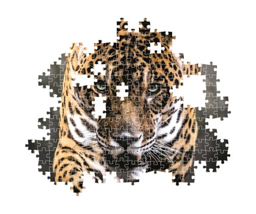 Puzzle, jaguár, poszterrel, 1000 db, 20x28 cm dob.