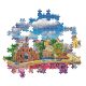 Puzzle, Güell Park, Barcelona, poszterrel, 1000 db, 28x20 cm dob.