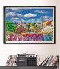 Puzzle, Güell Park, Barcelona, poszterrel, 1000 db, 28x20 cm dob.