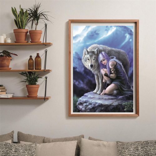 Puzzle, Anne Stokes, Védelmező, poszterrel, 1000 db, 20x28 cm dob.