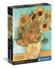 Puzzle, Napraforgók, poszterrel, 1000 db, 20x28 cm dob.