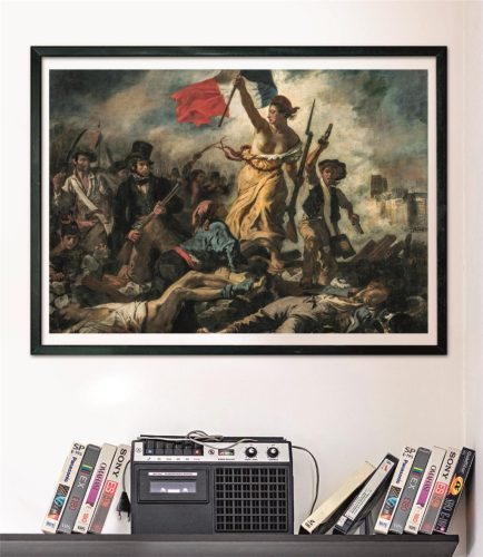 Puzzle, A szabadság vezeti a népet, poszterrel, 1000 db, 28x20 cm dob.