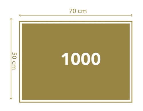 Puzzle, varázslatos dzsungel, poszterrel, 1000 db, 28x20 cm dob.