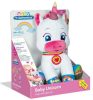 Bébi Unikornis plüss, világít és zenél, 18x32 cm, dobozos