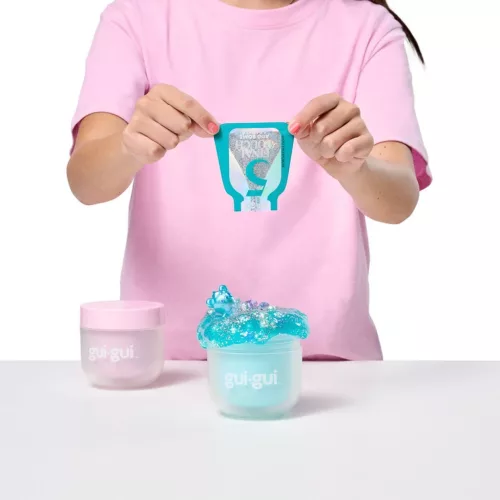 Slime készítő klt., nyúlós gyurma, 24x28 cm dob.