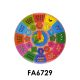 Fa oktató puzzle óra gyerekeknek, idő tanulásához.