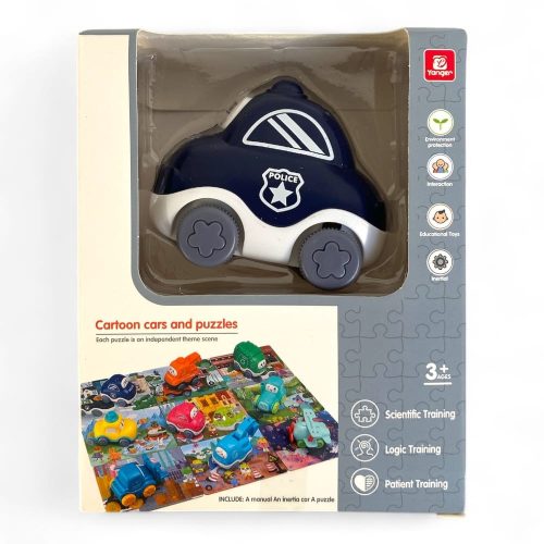 Bébi rendőrautó, + Puzzle, 12x15 cm dob.